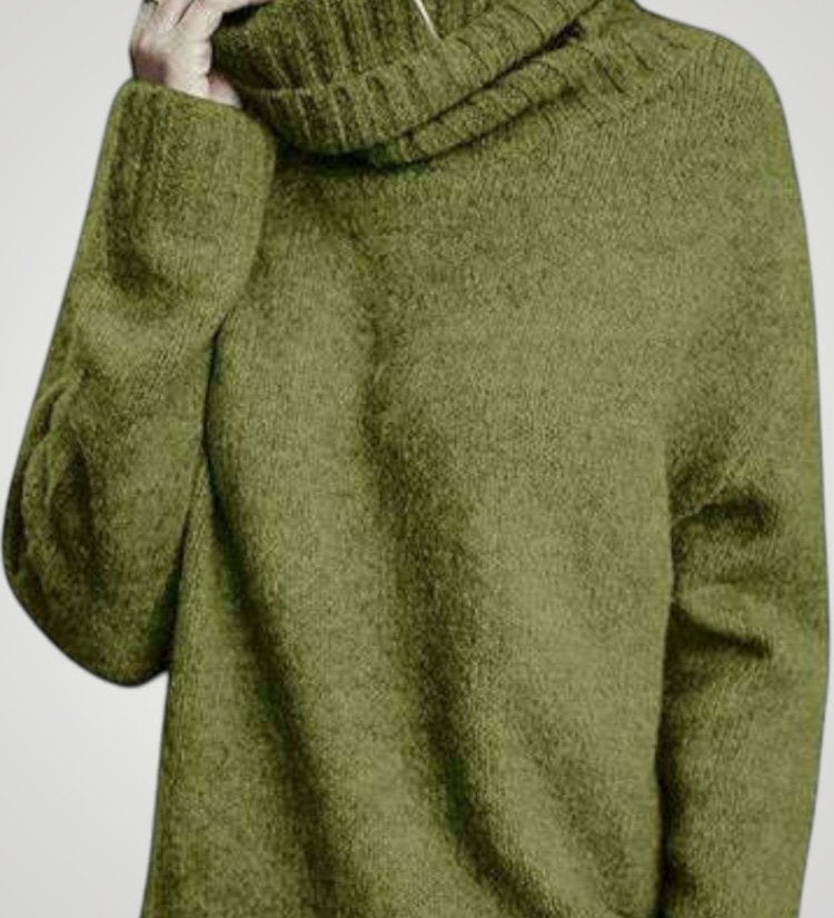 Ursina | Prevelik pulover z visokim ovratnikom za ženske - Stilski udobje