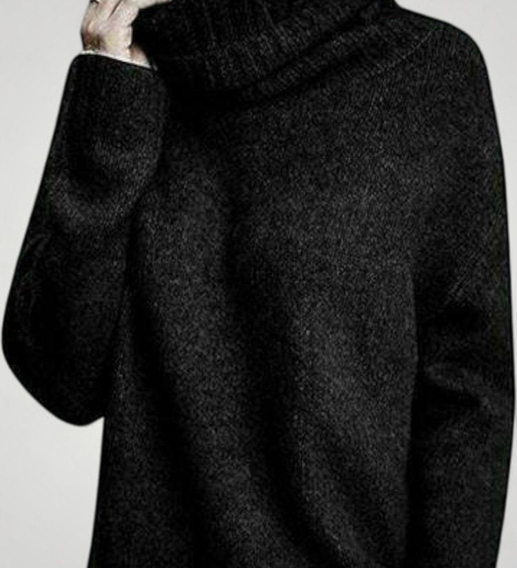 Ursina | Prevelik pulover z visokim ovratnikom za ženske - Stilski udobje