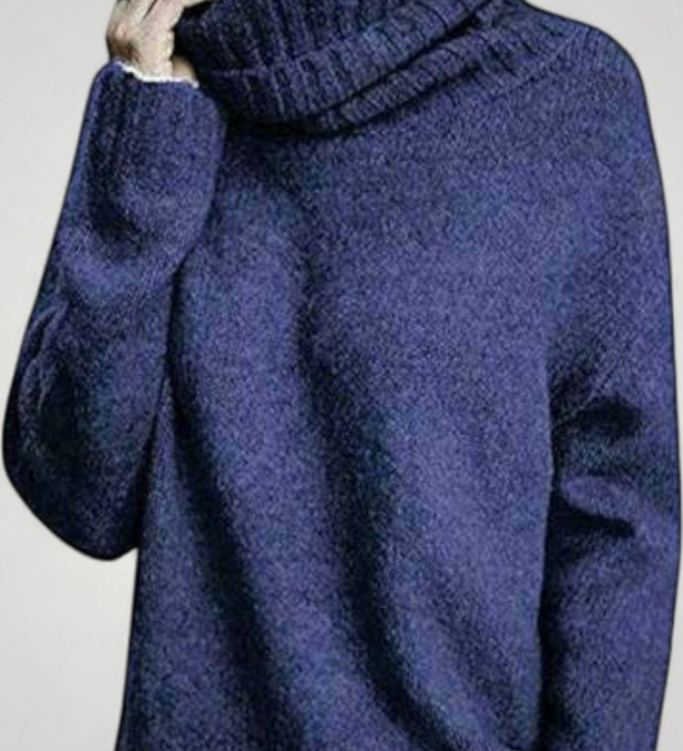 Ursina | Prevelik pulover z visokim ovratnikom za ženske - Stilski udobje