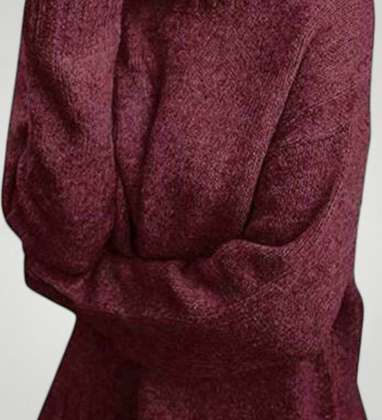 Ursina | Prevelik pulover z visokim ovratnikom za ženske - Stilski udobje