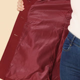 Helena | Ženski zimski plašč s enim gumbom