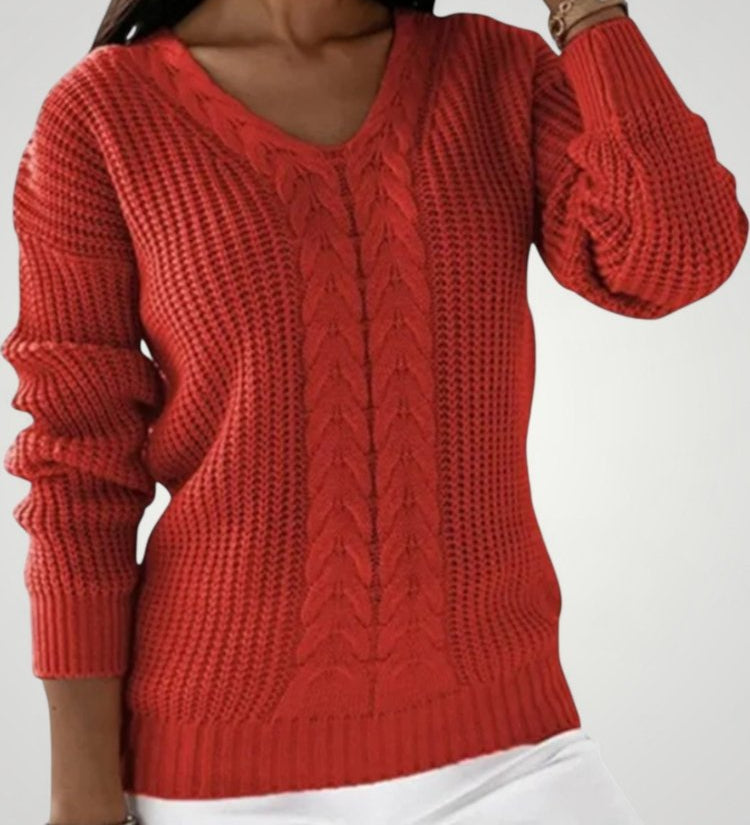 Veronique | Pulover z V-izrezom za eleganco