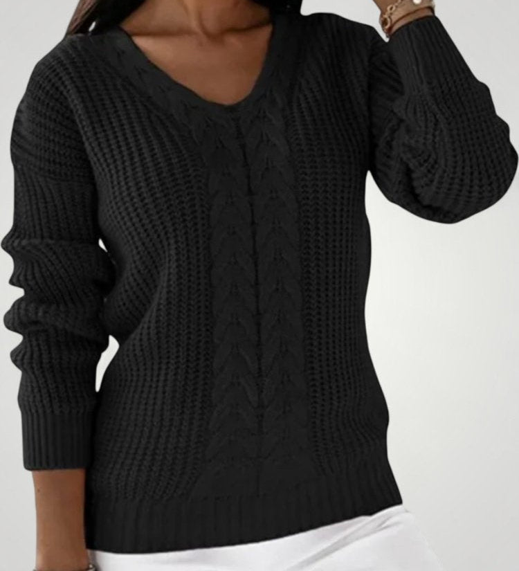 Veronique | Pulover z V-izrezom za eleganco