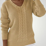 Veronique | Pulover z V-izrezom za eleganco