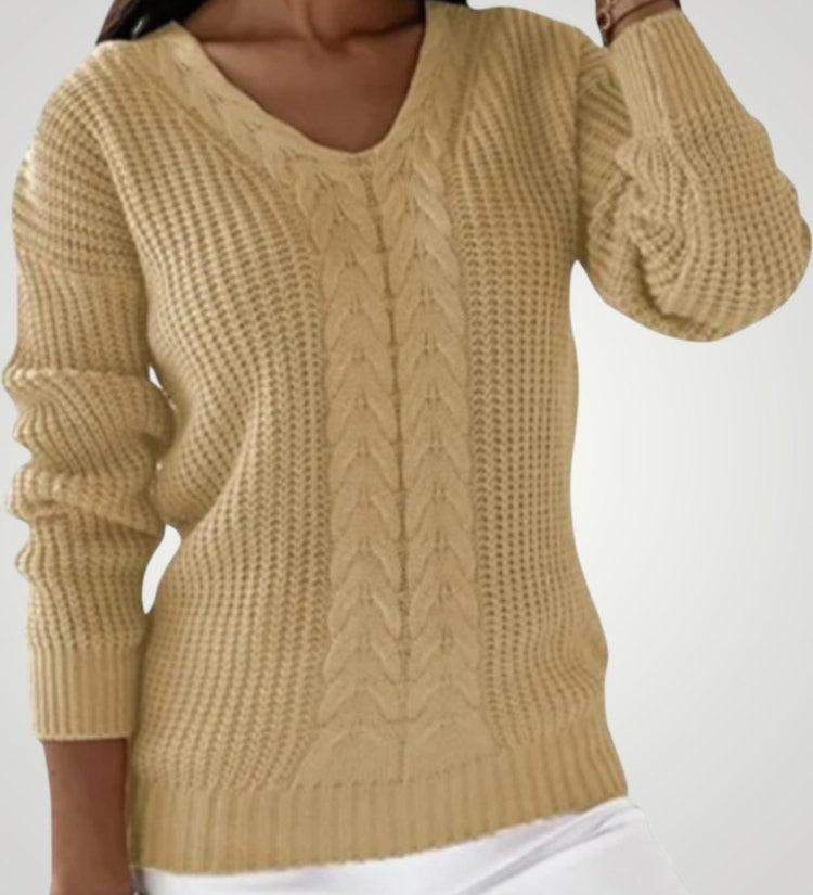 Veronique | Pulover z V-izrezom za eleganco