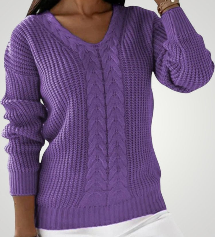 Veronique | Pulover z V-izrezom za eleganco