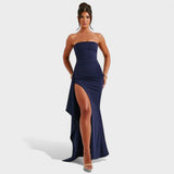 Ema - Dolga breznaramnica obleka